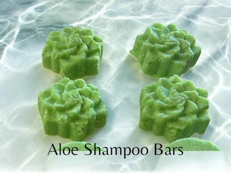 Shampoo bars, aloe shampoo, handmade shampoo bars