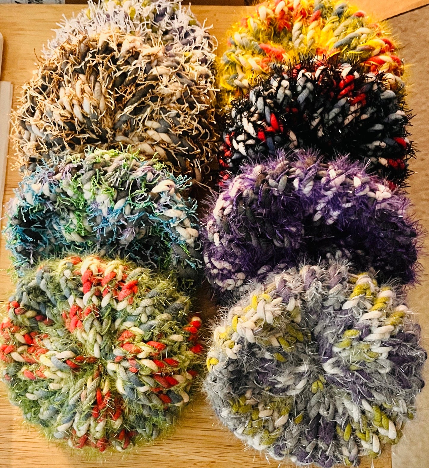 Kitchen scrubbies/exfoliating scrubbies