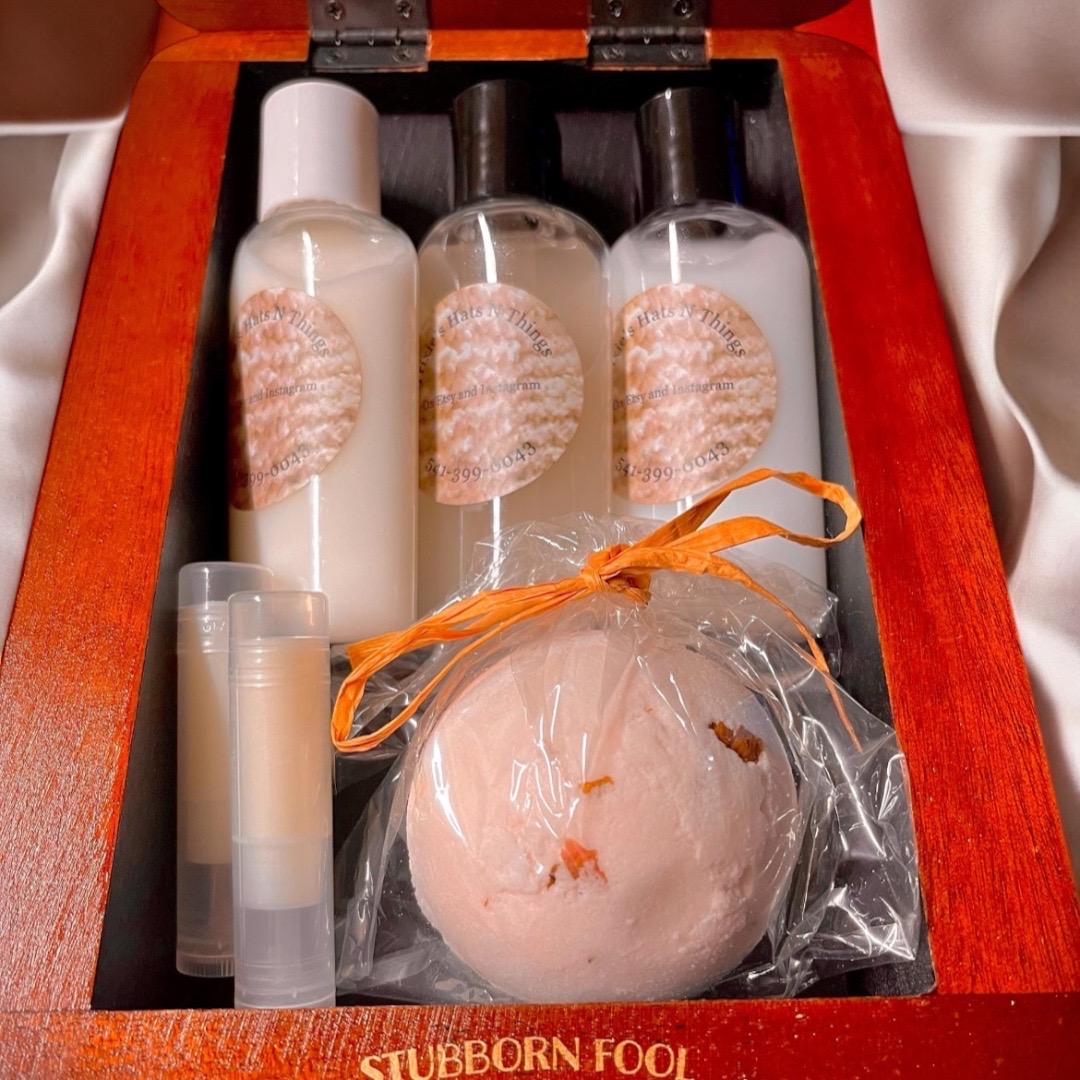 Bath set/gift for him/gift for her